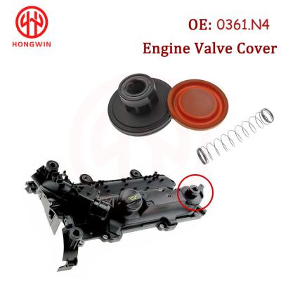 For Peugeot 206 207 1007 / Citroen C2 C3 1.4HDI 0361.N4 Car Engine PCV Valve Cover Repair Kit With Membrane 9645371180,964669868