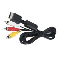 สายสัญญาณเสียงและวิดีโอคอมโพสิต S-วีดิโอเอวี2in1 Rca Av สำหรับ PS2สำหรับ PS3สำหรับคอนโซล Sony ONLENY 2 3