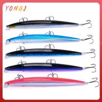 YONGJ เหมือนจริง เบสเหยื่อ เบสตะขอ เทียม Swimbaits เหยื่อตกปลา Minnow Lure ฮาร์ดเหยื่อ