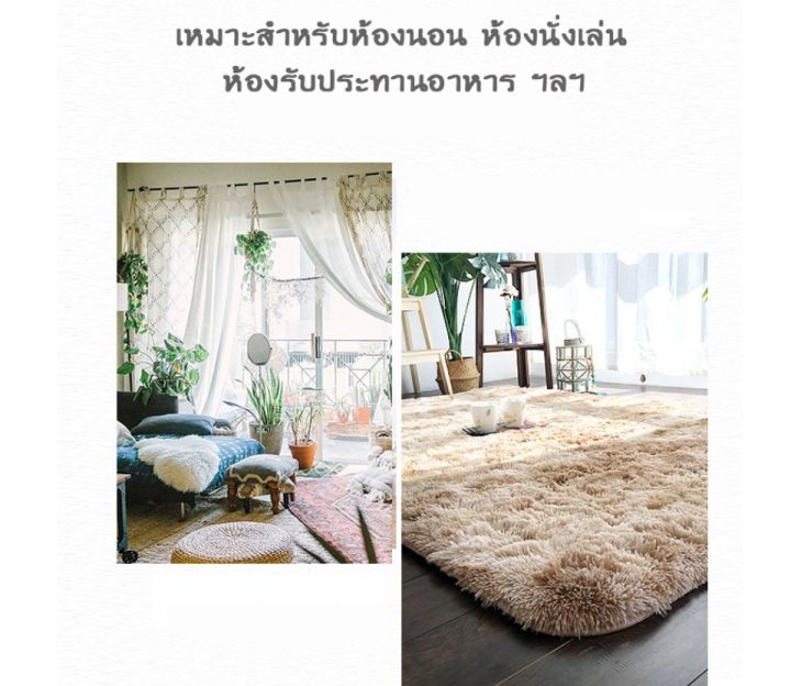 carpet-rugs-พรมปูห้องนอน-พรมปูพื้นขนนุ่มกันลื่น-พรมปูห้องนอน-พรมปูพื้นห้อง-พรมขนนุ่มทูโทน-60-120cm