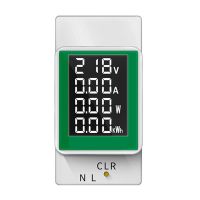 Digital Energy Meter Tester Electricity Usage Monitor Powers Voltmeter Ammeter Voltage Amps Watt Kwh