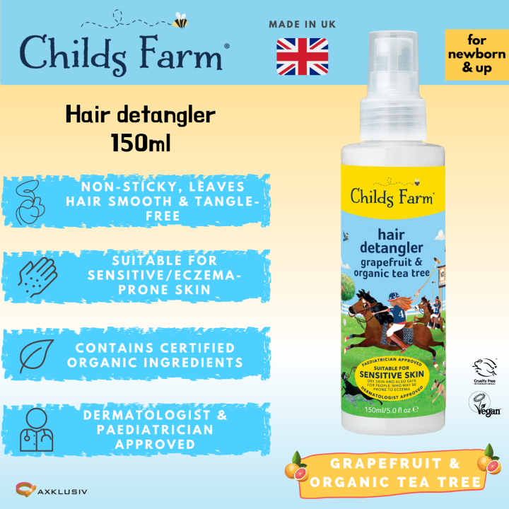 Childs Farm Hair Detangler Grapefruit & Organic Tea Tree 150ml Lazada