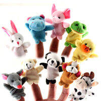 ตุ๊กตานิ้วมือของเล่นผ้ากำมะหยี่รูปสัตว์การ์ตูน2016นิ้ว Boneka Jari Tangan 10ชิ้นเสื้อผ้าทารก DSP02เรื่องของเล่นมือเสริมพัฒนาการ