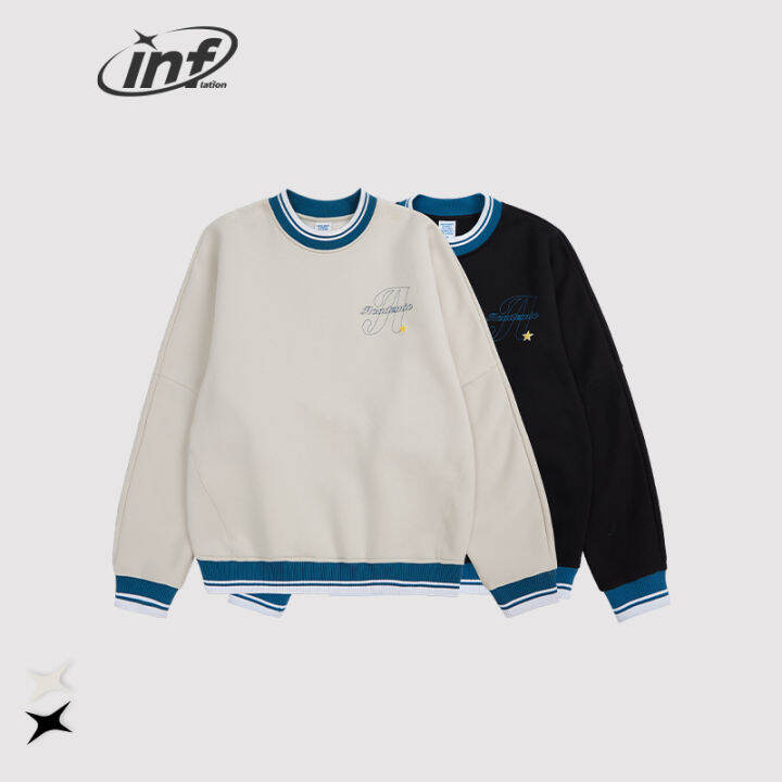 inflasi-เสื้อวินเทจ-besar-lelaki-surat-grafik-pullovers-fleece-tebal