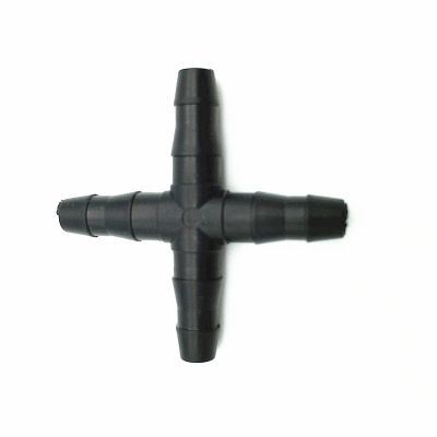 【YF】✸  20 Pcs Straight 4/7 Mm Hose 1/4 barb Barbed Threaded Garden Greenhouse Irrigation Pipe Accessories