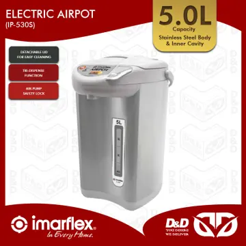 4.5L Stainless Steel Electric Airpot - Tough Mama Appliances