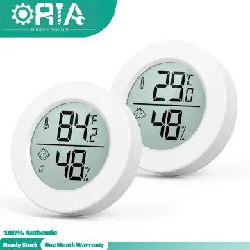 Mini Embedded Thermometer Hygrometer: Monitor Temperature & Humidity in  Your Home, Greenhouse, Garden, Cellar & Fridge!(You can switch between  degrees Fahrenheit and degrees Celsius)