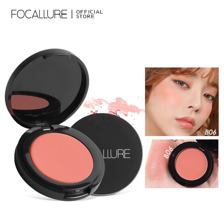 FOCALLURE Pink Blush on Natural Pressed Blushers Up to 12 Hours ...