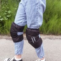 [Rear Waves]ฤดูหนาว WarmKnee Pads Unisex ขี่จักรยานรองเข่าลมและเย็นลงรองเข่า