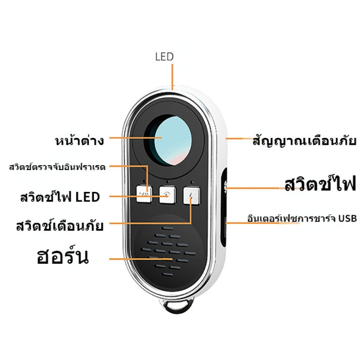 เครื่องตรวจจับการเฝ้าระวังต่อต้านเครื่องตรวจจับอินฟราเรดสำหรับกล้องต่อต้านและอุปกรณ์การเฝ้าระวังต่อต้าน