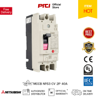 Mitsubishi NF63 CV 2P 40A Molded Case Circuit Breaker (MCCB) เบรกเกอร์ มิตซูบิชิ ต้องที่ PITIGROUP