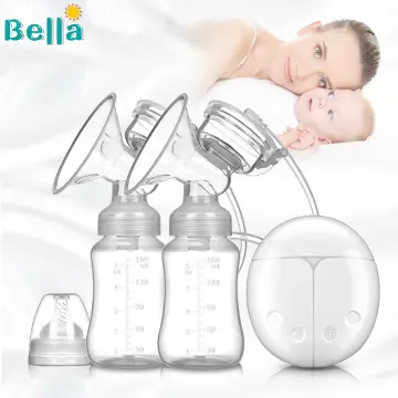 Double Electric Breast Pumps Powerful Nipple Suction USB Electric Breast  Pump with Baby Milk Bottle Cold Heat Pad Nippl Baby