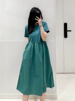 Uniqlo Sanlitun produces summer 2023 new style splicing slim flared mid-length short-sleeved dress Y458682