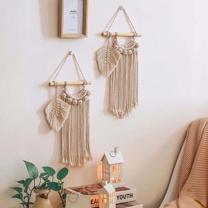 Hiasan Pajangan Dinding Macrame Imut Dekorasi Kamar Tidur Ruang Tamu