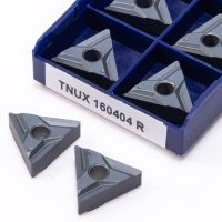 10pcs TNUX160404R TNUX160404L NN LT10 เม็ดมีดกลึงภายนอกดั้งเดิม TNUX 160404 R เครื่องตัดกลึงคุณภาพใบมีดโลหะผสมแข็ง