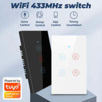 ASG Group Home-TUYA Smart Wifi Touchscreen Switch Ver.2020 [สวิทช์อัจฉริยะระบบ wifi รองรับสวิชท์ 2 ทาง]  รุ่น upgrade