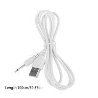 หัวแจ็คคอนเวอร์เตอร์ Usb ปลั๊กตัวผู้กับ Aux 2.5มม. ตัวผู้ขนาดเล็กสายลำโพงโมโนสำหรับพลังงานอะแดปเตอร์ข้อมูล