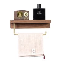 ™✑♤ Wooden Toilet Paper Holder Bathroom Wall Mount WC Paper Phone Holder Shelf Towel Roll Shelf Accessories Toilet Roll Holder