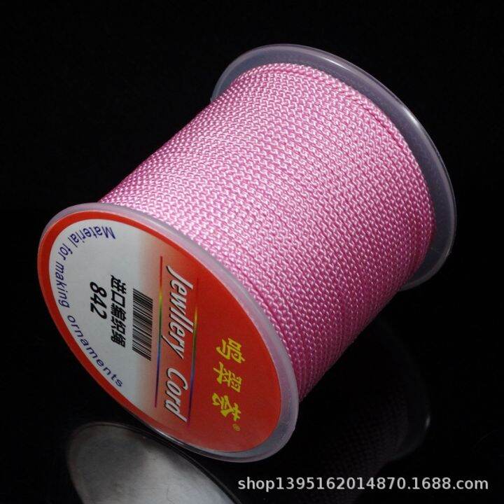 in-stock-842-สายแมมโบ้เข้ารหัสหนา-1-5mm-สายจี้เครื่องประดับ-เชือกสร้อยคอเชือกถัก