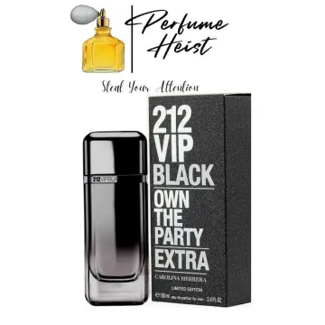 212 vip black own the outlet party extra precio