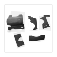 3Pcs New Body Rubber Shell for Canon 5D Mark III 5DIII 5D3 Digital Camera Repair Part + Tape Accessories