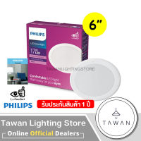 Philips ดาวน์ไลท์แอลอีดีฝังฝ้า 6 นิ้ว 17วัตต์ Panel LED 17W รุ่น MESON GEN3 59466 daylight แสงขาว Coolwhite แสงนวล Warmwhite แสงเหลือง