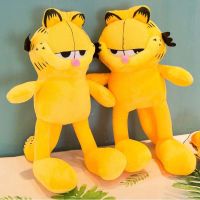 YANPE ของขวัญ Kado Ulang Tahun สำหรับเด็กหนังเสือหมอนนุ่มนิ่มของเล่นตกแต่งบ้าน Garfield ตุ๊กตาหนานุ่มแมวโกรธตุ๊กตาผ้ากำมะหยี่น่าเกลียดแมวยัดนุ่นของเล่นสัตว์