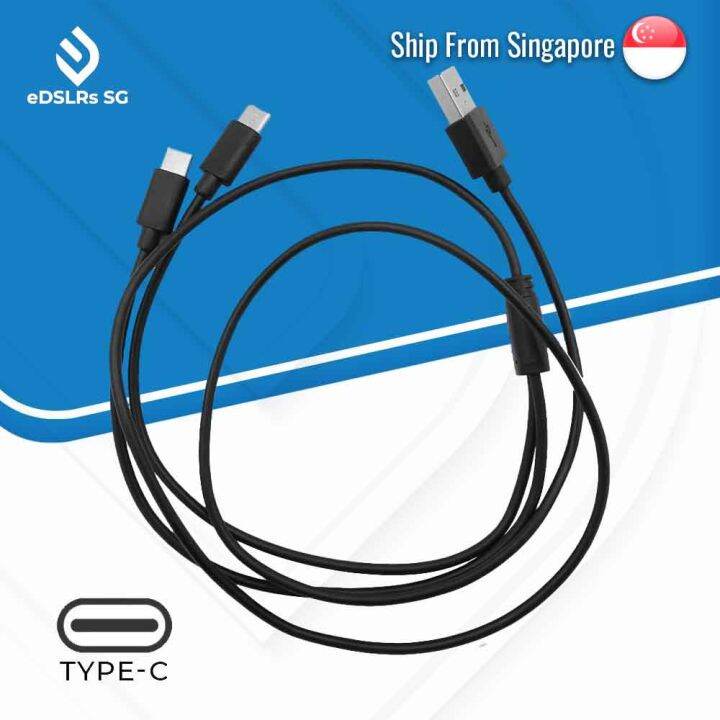 eDSLRs Dual USB Type C Charging Y Type Cable Lazada Singapore