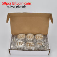 50pcsLot Collectibles Bitcoin coin bit coins Bit Metal Coin crypto coin btc bit coins Coins For Souvenir cryptocurrency coin
