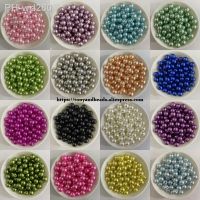 Acrylic Imitation Pearl Round Ball Spacer Beads 4 6 8 10 12MM Pick Size Color For Jewelry Making DIY Hole Size 1.5mm