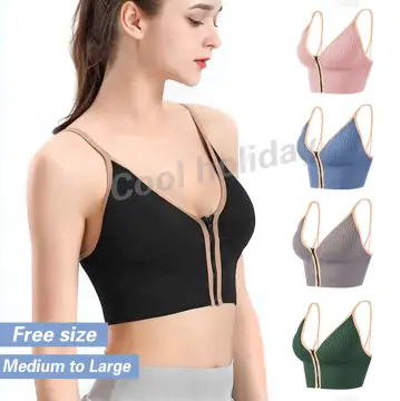 Womens Striped Printed Bra No Steel Ring Thin Cotton Small Chest Push Up  Breathable Medium Sports Bra for Women at  Women's Clothing store