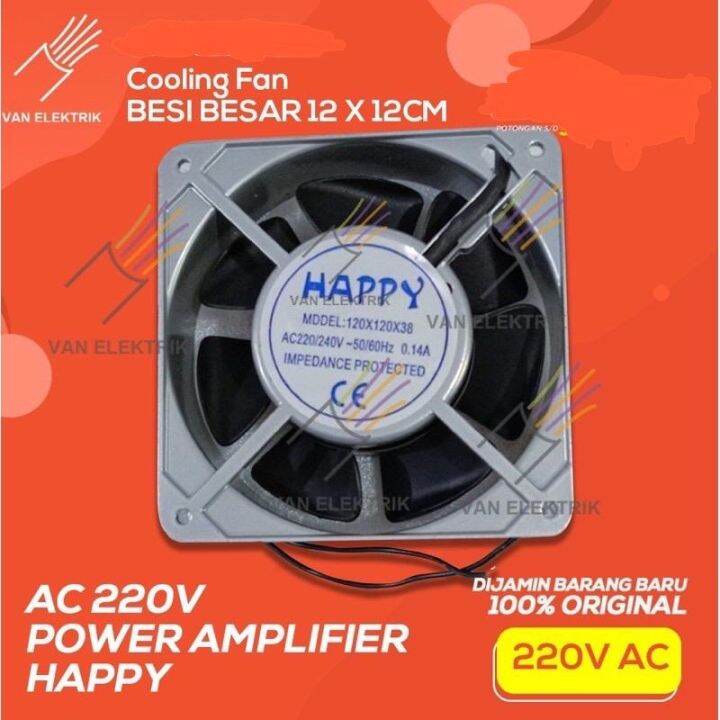 kipas Angin Pendingin - Cooling Fan BESI BESAR 12 X 12CM AC 220V POWER