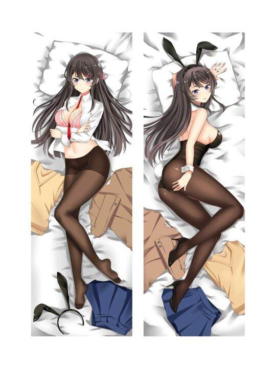 2-rascal-ไม่ฝันถึง-bunny-girl-senpai-mai-sakurajima-เคสหมอนตัวการ์ตูนปกปลอกหมอนคาวาอี้