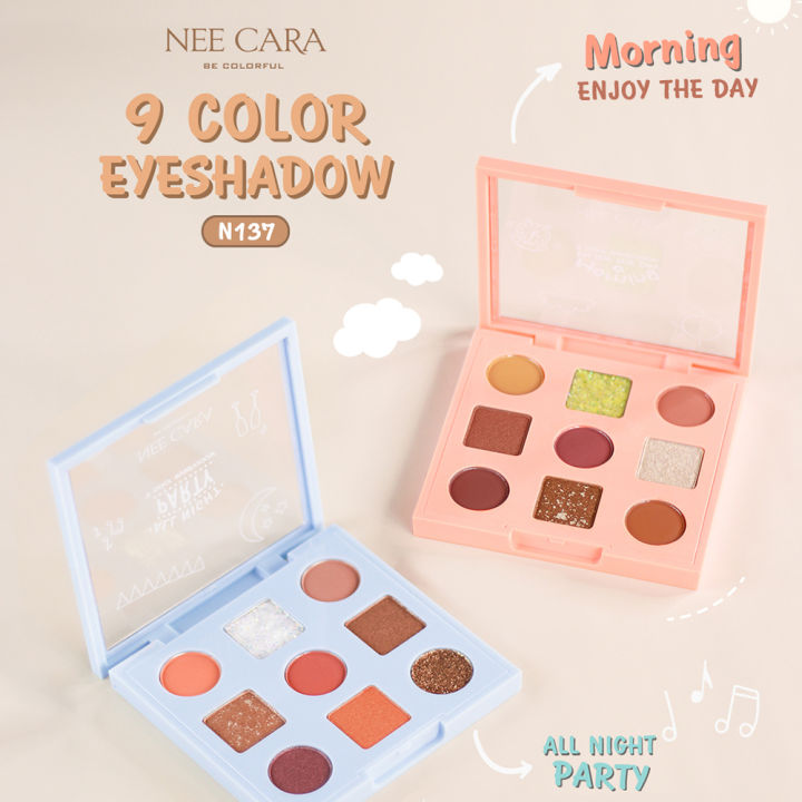 nee-cara-นีคาร่า-นีคาร่า-อายแชโดว์-9-สี-อายแชโดว์พาเลท-n137-9color-eyeshadow