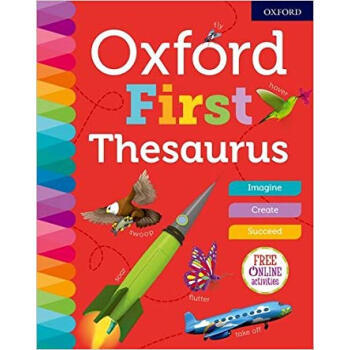 Oxford first thesaurus Oxford English synonyms illustrated dictionary hardcover English original dictionary English learning reference book primary illustrated dictionary family dictionary English English English Dictionary