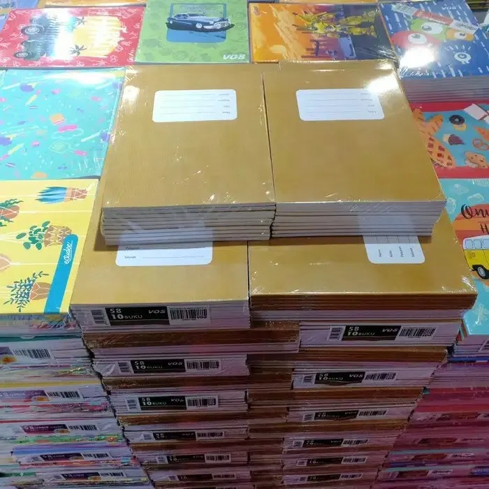 Free Ongkir Buku Tulis Vos Sampul Coklat Kwarto 58 Lembar Terbatas Lazada Indonesia 9069