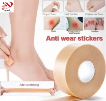 3 Rolls Waterproof Moleskin Tape For Blister Prevention And Foot Protection  Anti Wear Heel Pads And