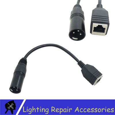 【Worth-Buy】 Xlr 3ขาตัวผู้เป็นตัว Rj45สายแปลงอะแดปเตอร์ตัวเชื่อมต่อเครือข่ายสายพ่วง