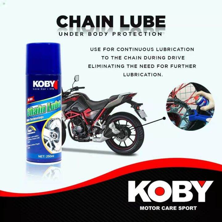 ORIGINAL KOBY CHAIN LUBE STANDARD 250ml TAMBAYAN NI PAPS Lazada PH