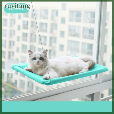 ruyifang CAT Sunny Seat window Mount สัตว์เลี้ยงเปลญวนสะดวกสบายแขวนเตียงแบริ่ง15กก