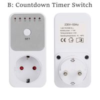 【Direct-sales】 EU Plug-In Timer Switch 230V 16A รายสัปดาห์ LCD Digital Timer Socket มาตรฐาน/ฤดูร้อน Countdown Timer Outlet