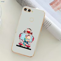 เคสใหม่3C ดีเลิศดิจิทัลสำหรับ OPPO เคส A15s A15 A12s A16ตัวปกป้องกล้องถ่ายรูปคลุมทั้งหมด A16e เคสด้านหลังลายการ์ตูน