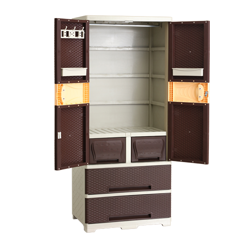 Clothes Rattan Type Drawer / Rattan Style with Two