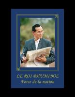 LE ROI BHUMIBOL: Force de la nation (Hardcover)