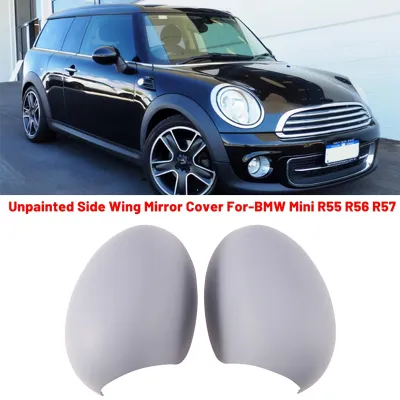 Door Side Wing Mirror Cover Rearview Mirror Cover for-BMW Mini R55 R56 R57 51162754913 51162754914-C