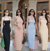 Nudeaholic ?? 9321 Onedee dress ผ้าตัวนี้นิ่ม ยืด และมีชิปหลังใส่ง่าย ด้านหลังมีสม้อค1เส้น sexyเบาๆ