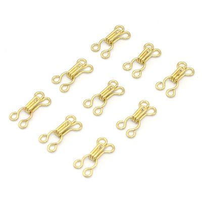 【cw】 Gold Metal Sewing Hooks  amp; Eyes for Making Dresses Shirts Jewelry Clothing Clasp Fasteners Projects