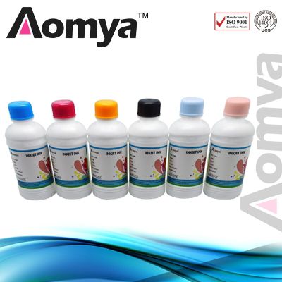 Aomya หมึกระเหิดพิเศษ250มล. X 6สีเครื่องพิมพ์อิงค์เจ็ททุกหมึกสำหรับ Epson สำหรับแก้วเสื้อยืดแผ่นรองเมาส์