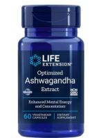 Life Extension, Optimized Ashwagandha, 60 Vegetarian Capsules