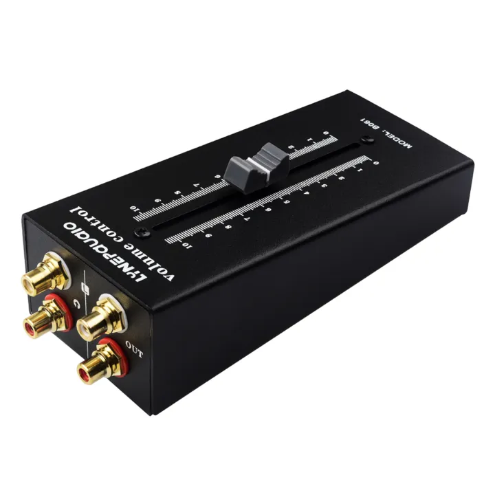 LYNEPAUAIO B061 Passive Preamp Active Speaker Volume Controller RCA